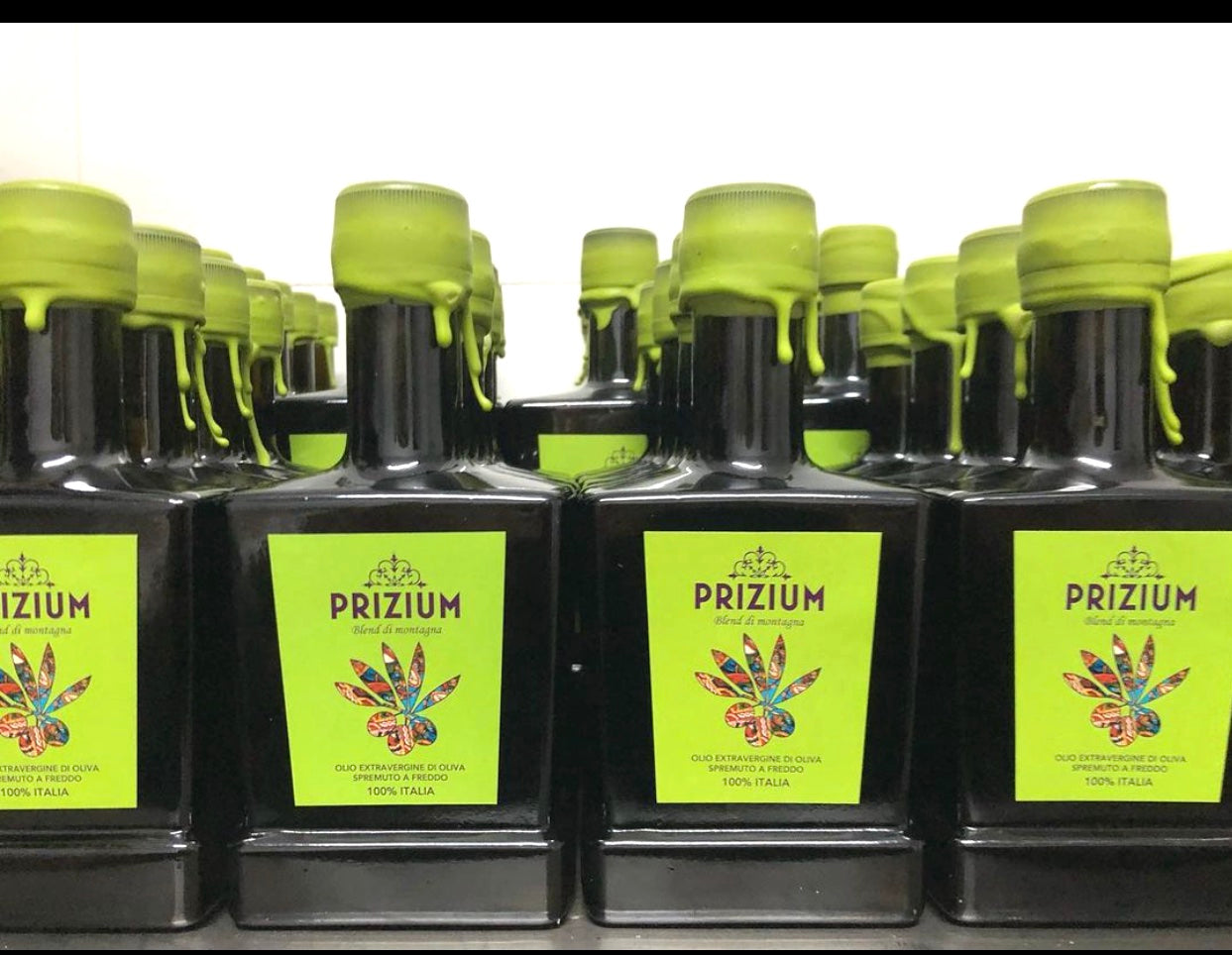 Single Source Extra Virgin Olive Oil from Sicily, Prizium Brand, Sicily  -Organic