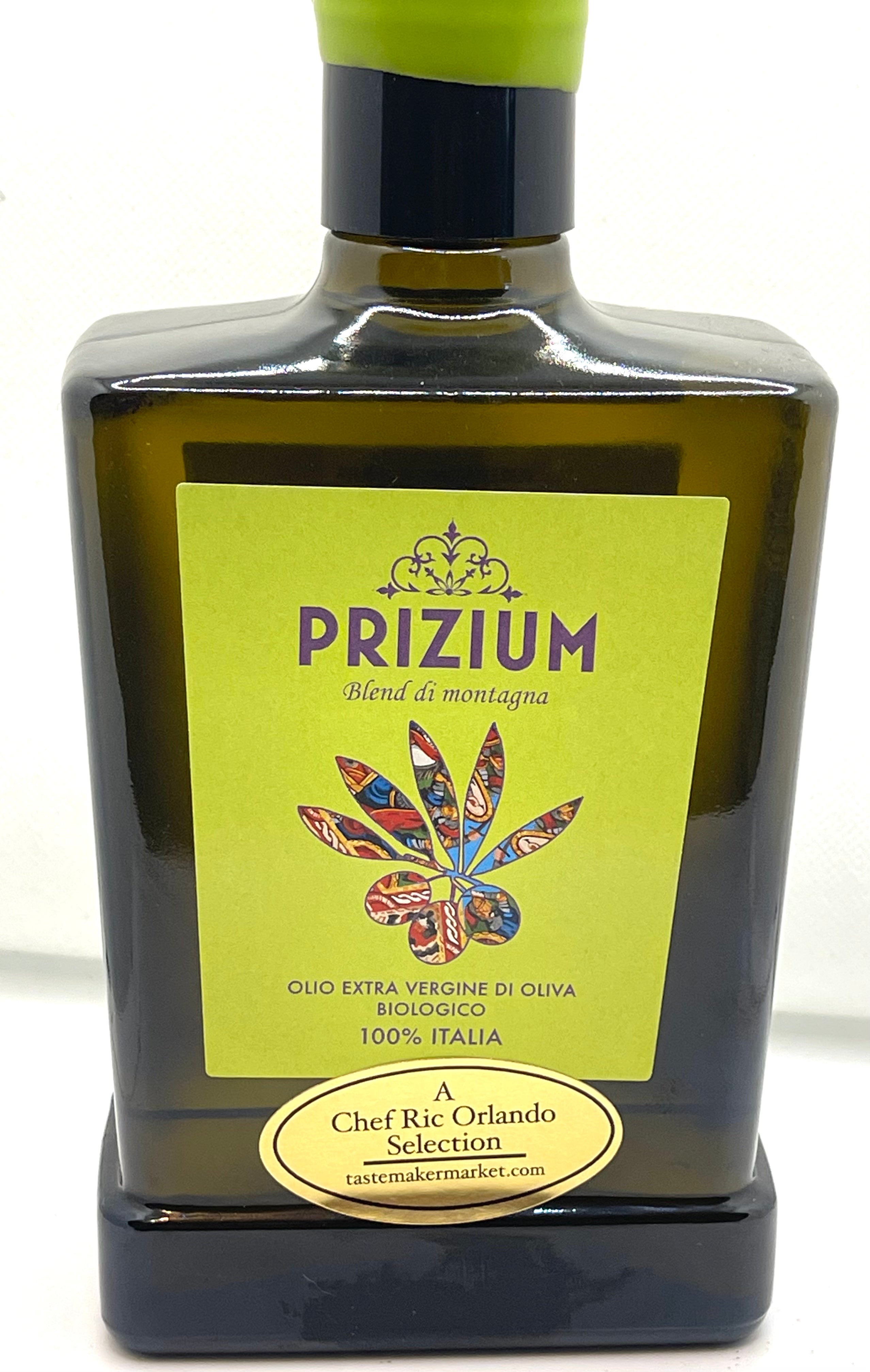 Single Source Extra Virgin Olive Oil from Sicily, Prizium Brand, Sicily  -Organic