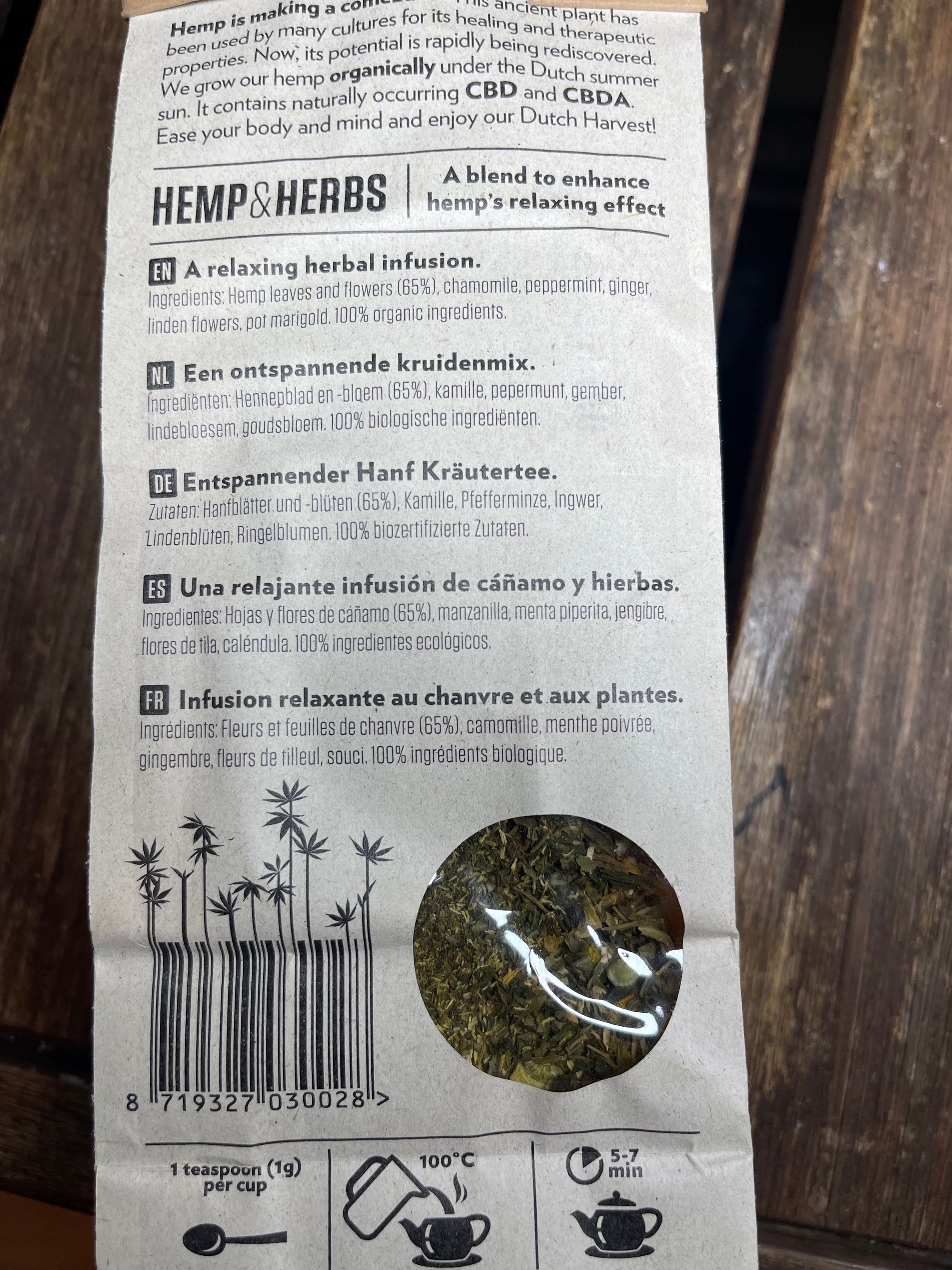 Hemp Tea- Hemp & Herbs