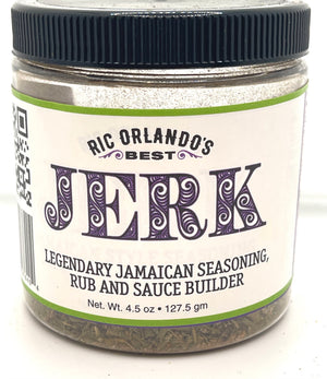 JERK, Ric Orlando's legendary Jamaican Jerk Dry Mix