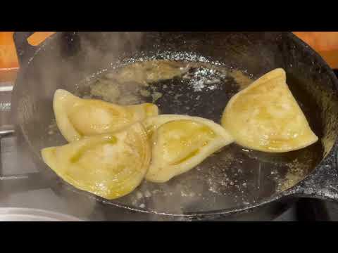 Hot Sauce Pierogis with Green Cannabutter